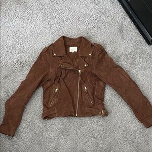 Sezane suede jacket